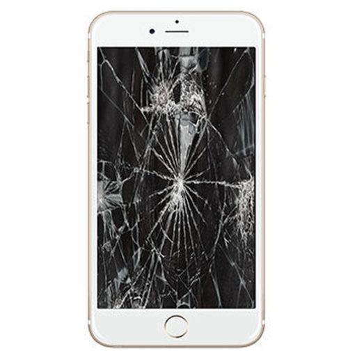 iPhone 6 glas udskiftning hvid